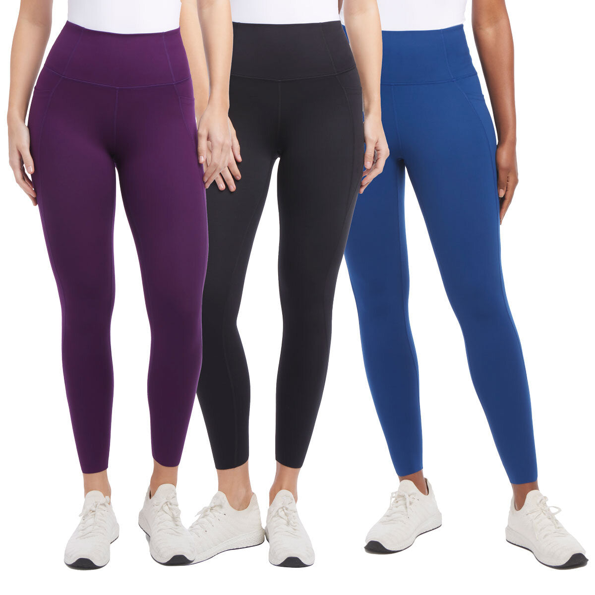 Danskin active leggings in Black, Blue, Plum - British product
