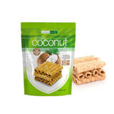 Tropical Fields Crispy Coconut Rolls with Roasted Black Sesame Seeds 265g - British product