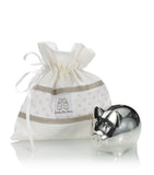 English Trousseau Kids Silver Plated Piggy Bank Pink - British product