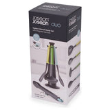 Joseph Joseph 5 piece cooking utensil set with stand, UK version