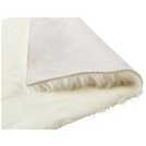 Habitat Sheepskin Faux Fur Cream Shaggy Rug - 60x90cm