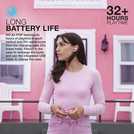 JLab GO Air Pop pink true wireless earbuds, UK version