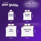 Slumberdown Soft & Huggable 10.5 Tog Duvet - Superking