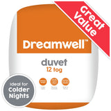 Dreamwell Colder Nights Medium Weight 12 Tog Duvet Single - British product