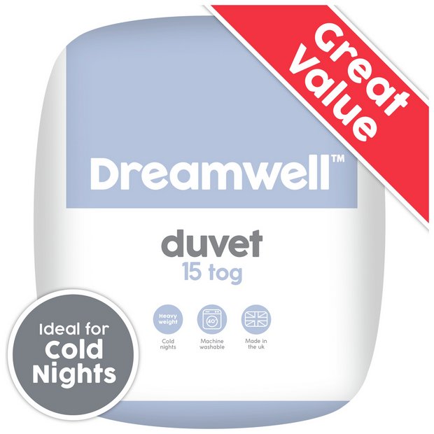 Dreamwell Cold Nights Heavy Weight 15 Tog Single Duvet - British product