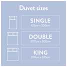 Dreamwell Heavy Weight 15 Tog Double Duvet - British product