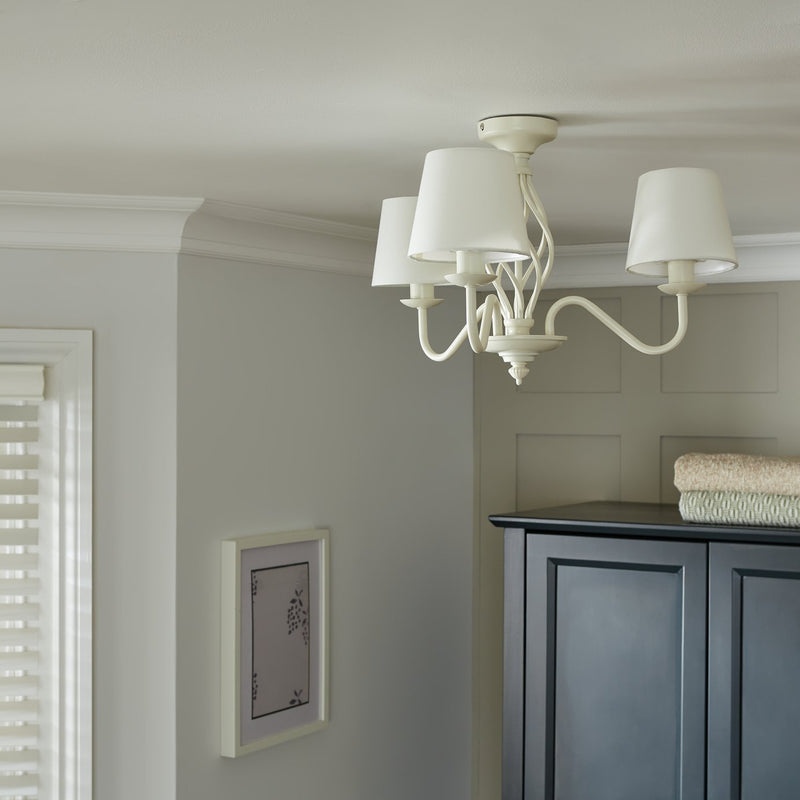 Argos Home Twist ceiling light cream H34cm diameter 53cm - British product