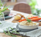 Habitat Speckle grey ceramic pie dish 13cm, UK version