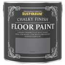 Rust-Oleum Chalky Floor Matt Paint 2.5L - Anthracite