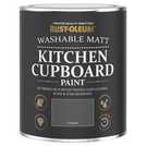 Rust-Oleum Kitchen Cupboard Matt Paint 750ml - Graphite