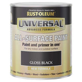 Rust-Oleum Universal All-Surface Gloss Paint 750ml - Black