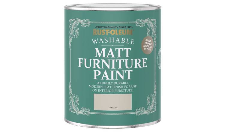 Rust-Oleum furniture matt paint Hessian 750ml, imported from the UK