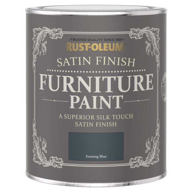 Rust-Oleum Furniture Satin Paint 750ml - Evening Blue