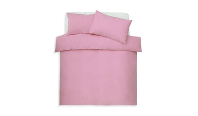 Habitat Polycotton Pink Bedding Set - Double