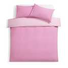 Habitat Polycotton Pink Reversible Bedding Set - King