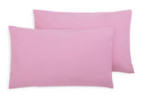 Habitat pink polycotton pillowcases pair, size 50x75cm, UK version