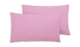 Habitat pink polycotton pillowcases pair, size 50x75cm, UK version