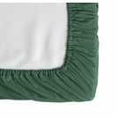 Habitat Cotton Rich 180 TC Leaf Green Fitted Sheet - Double
