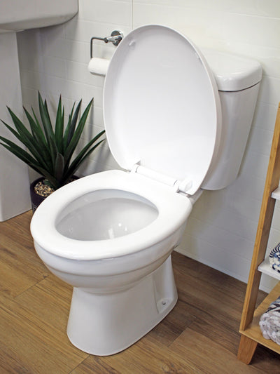 Showerdrape White Seville Soft Close Toilet Seat