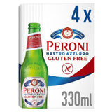 Peroni Nastro Azzurro Gluten Free Beer Lager Bottles   4 x 330ml - McGrocer