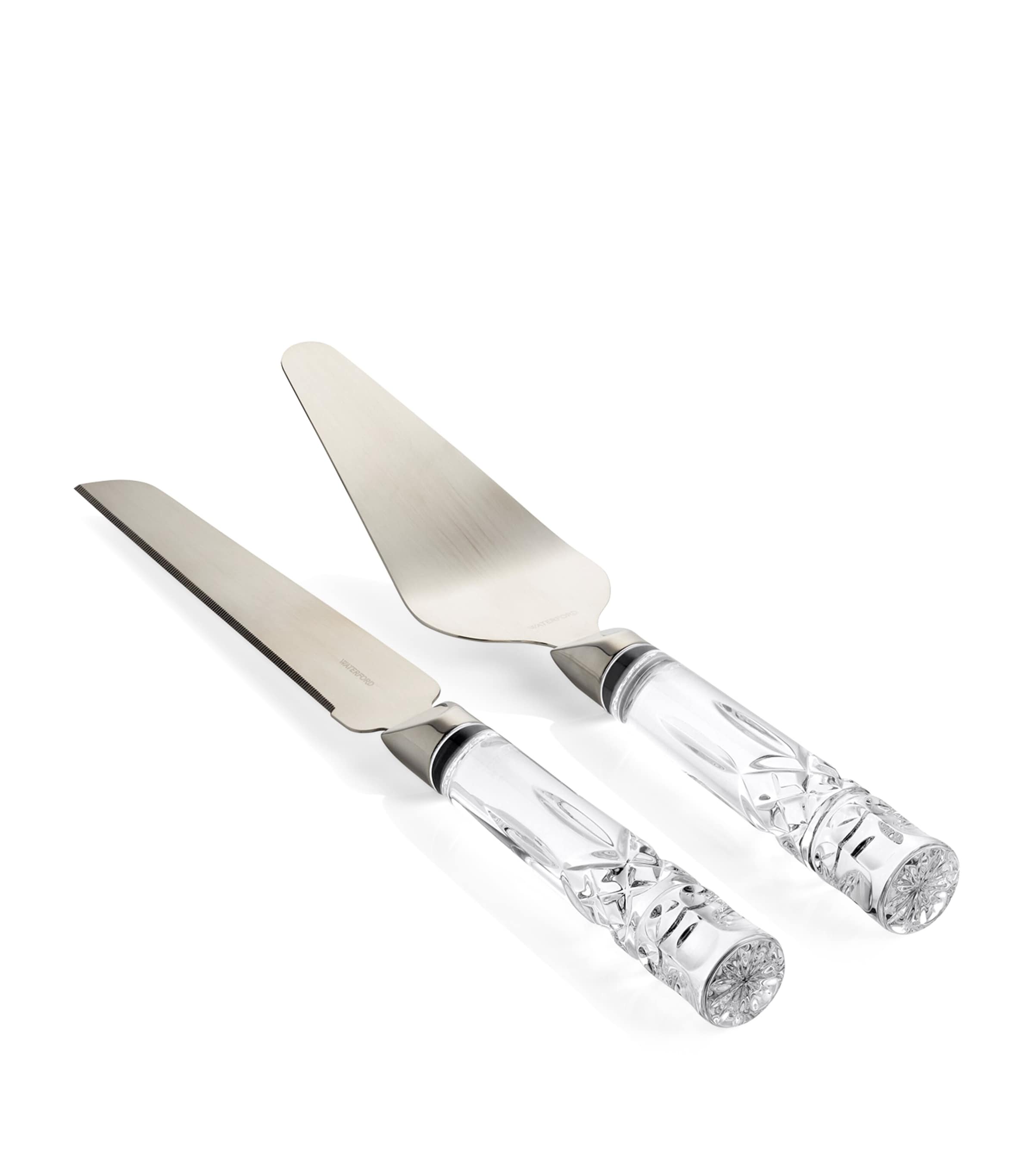 Waterford Lismore cake knife and server set (British brand)