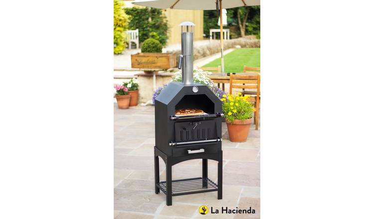 La Hacienda Steel Multi-Function Pizza Oven