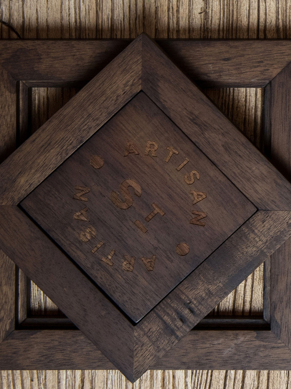 Artisan Street Brown Stacking Trivet Set