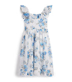 Petite Amalie floral ruffle dress girls 4-16, imported from the UK