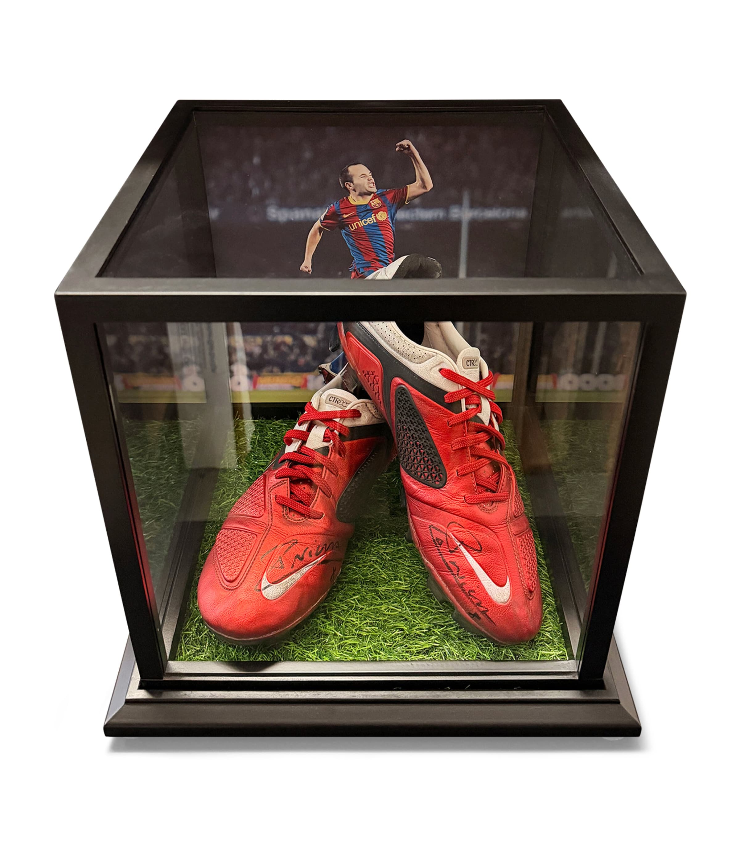 NIKE CTR360 match-worn signed Andrés Iniesta boots, imported from the UK