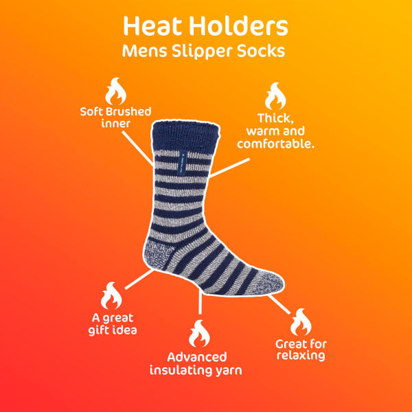Heat Holders mens bed socks, UK version