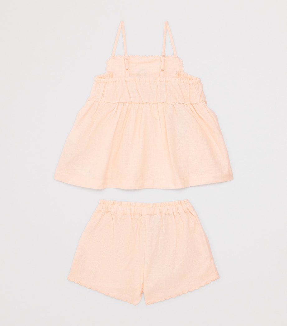 Gingersnaps Linen-Blend Hinata Dress and Shorts Set (6-36 Months)