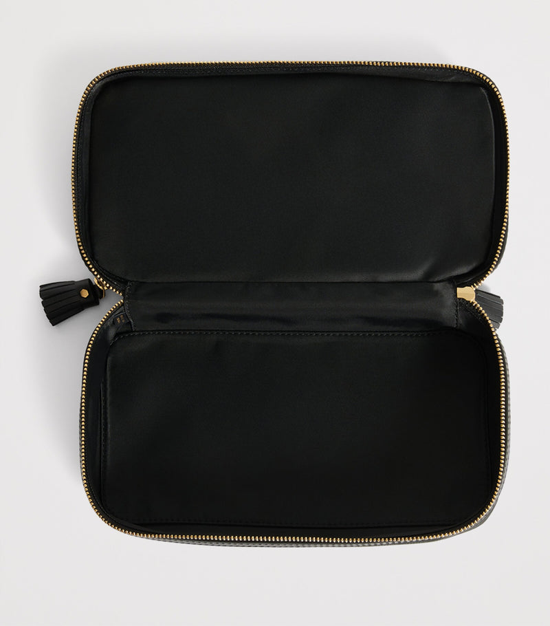 Anya Hindmarch Jacquard Logo Make-Up Pouch - British product