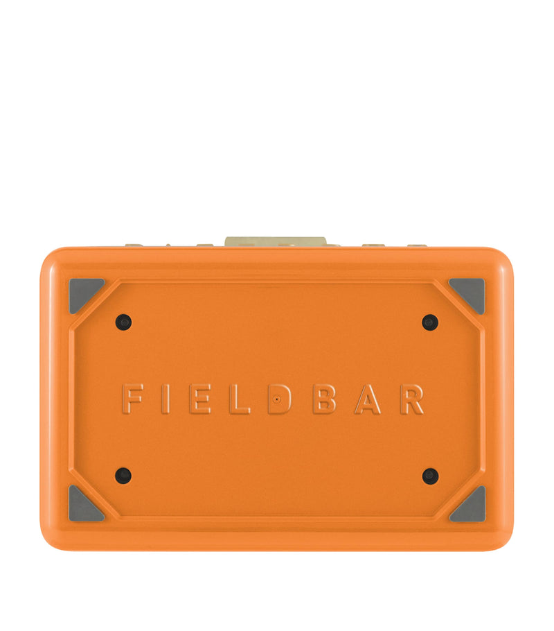 Fieldbar Mini Bar Cooler Box with leather sling 4L - British product