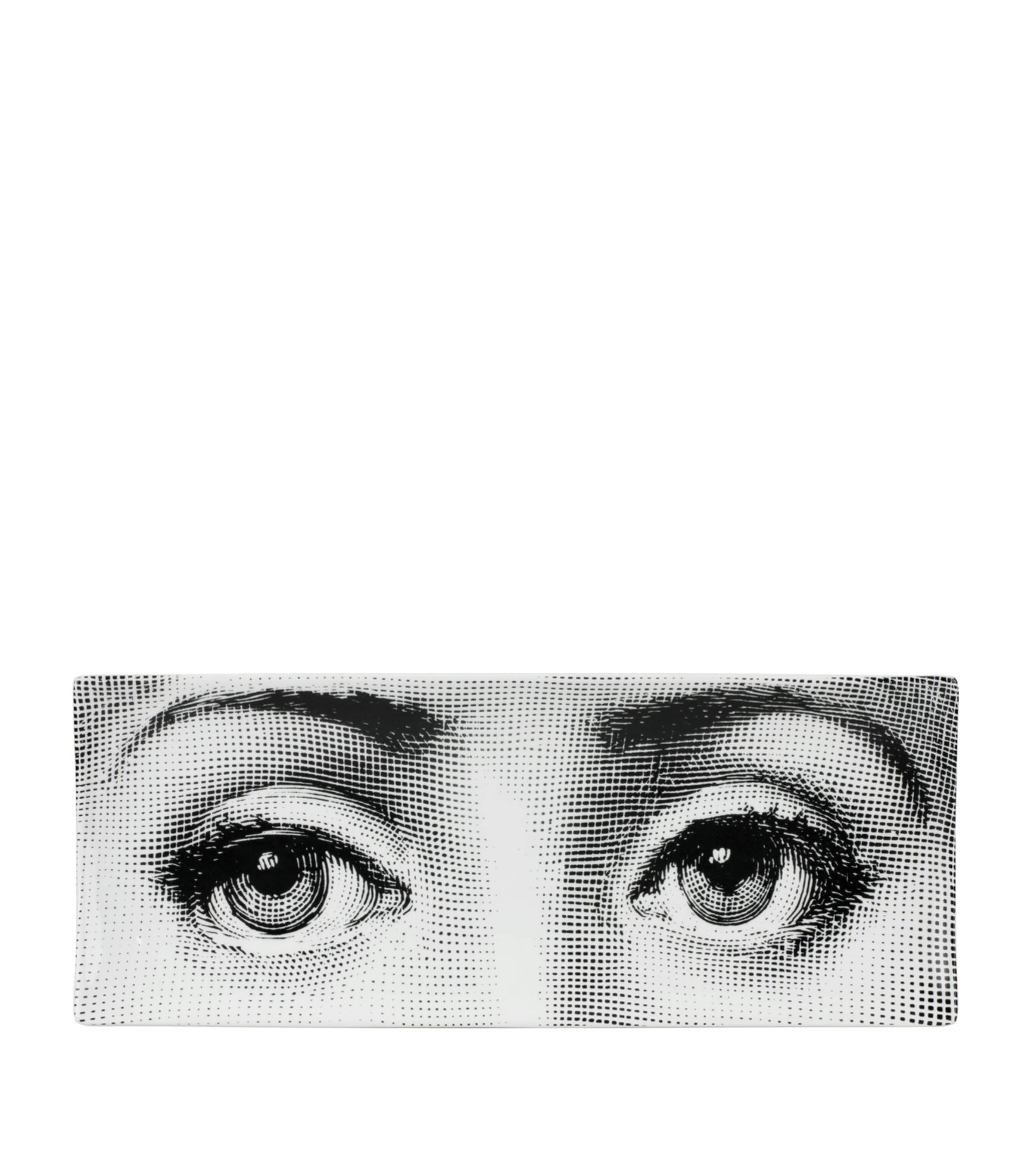 Fornasetti Occhi rectangular porcelain tray - British product