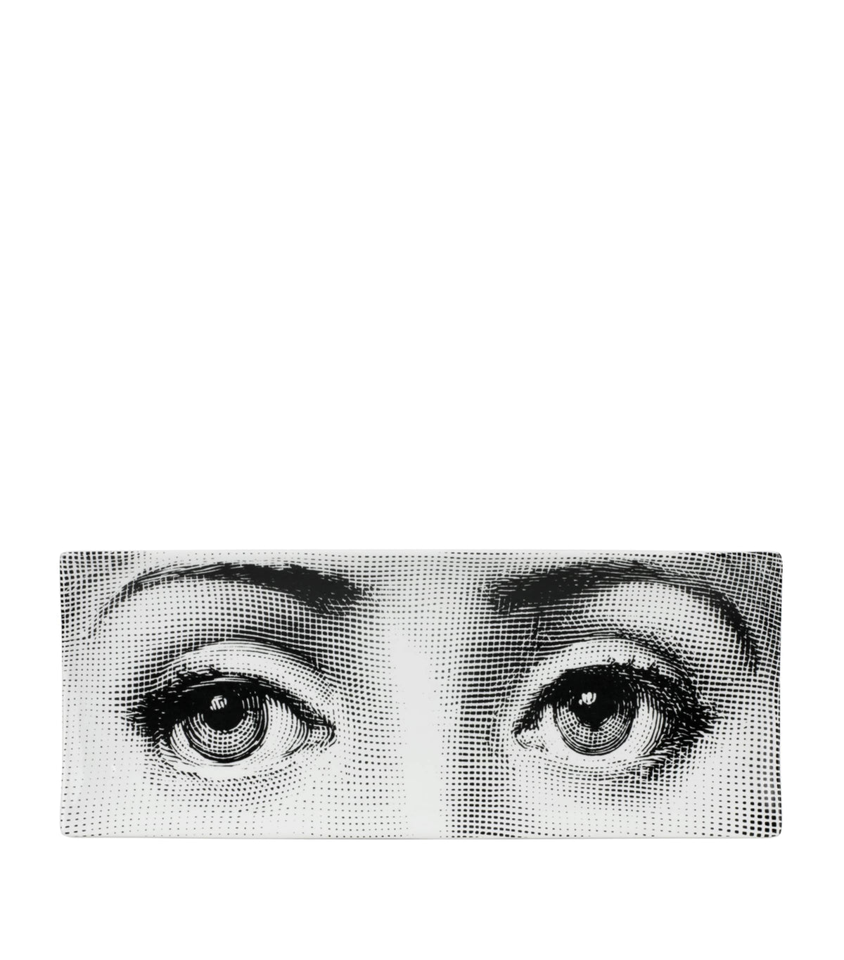 Fornasetti Occhi rectangular porcelain tray - British product