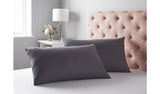 Silentnight Supersoft Standard Pillowcase Pair - Charcoal