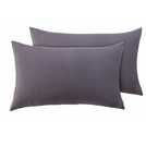 Silentnight Supersoft Standard Pillowcase Pair - Charcoal