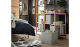 Argos Home set of 4 square plus boxes grey - British product