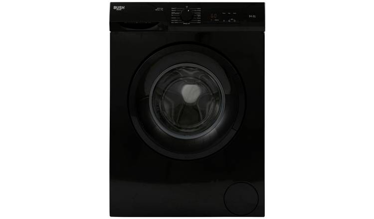 Bush 7kg black washing machine - British product