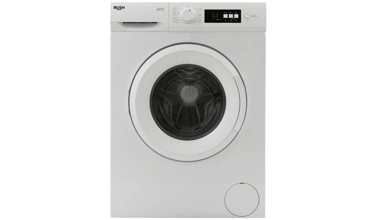 Bush WMT0812EW 8KG 1200 spin washing machine in white - British product