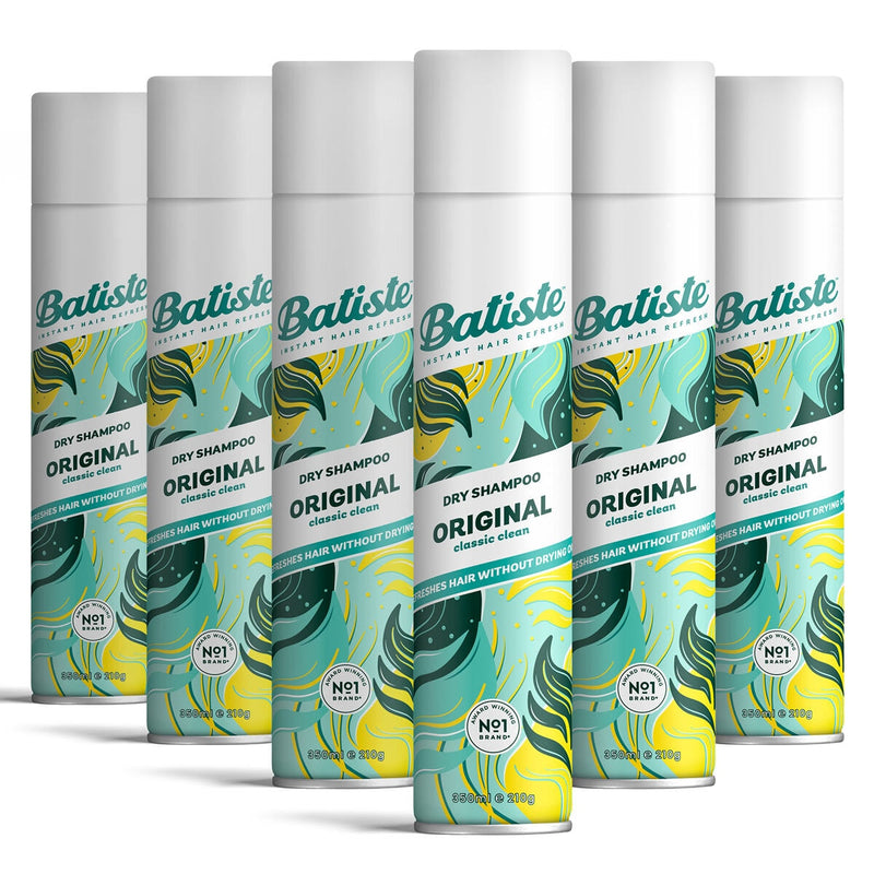 Batiste original dry shampoo 6 x 350ml - British product