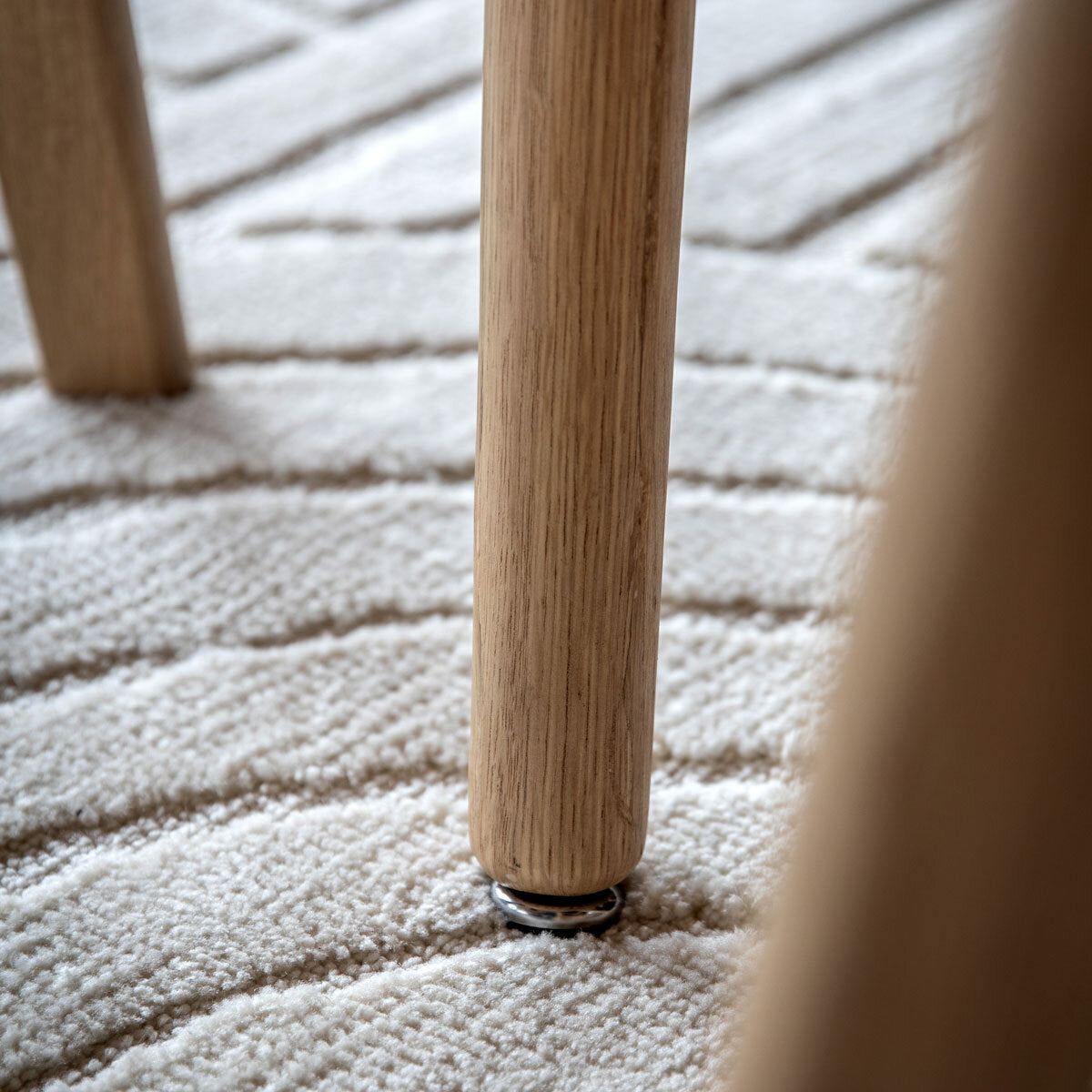 Gallery Natural Square Dining Table Seats 4, UK version