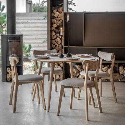 Gallery Hatfield Round Dining Table Seats 4