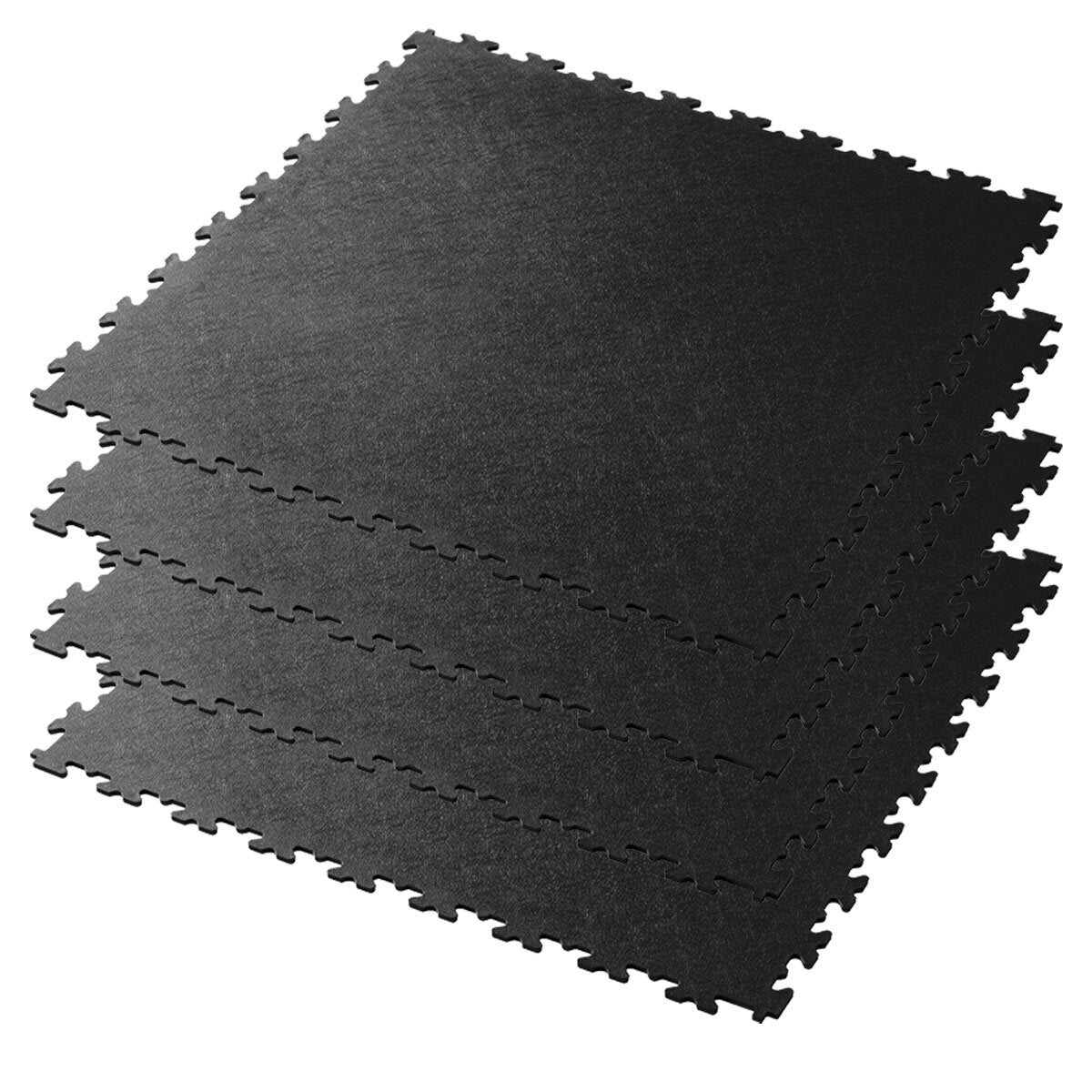 Klikflor X500 5mm floor tiles in Black or Graphite, UK version
