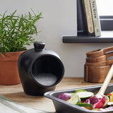 Habitat Industrial Stoneware Salt Container