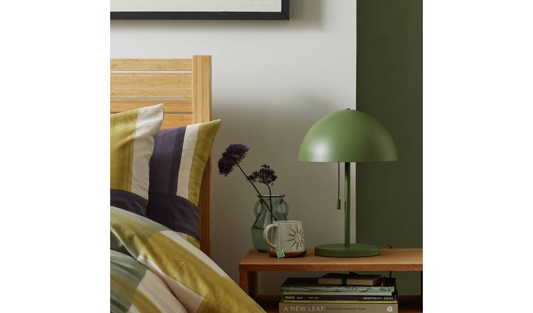 Habitat Mushroom green table lamp 40cm, UK version