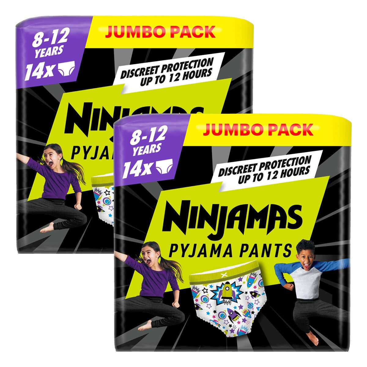 Pampers Ninjama pants 2 x 14 pack, imported from the UK