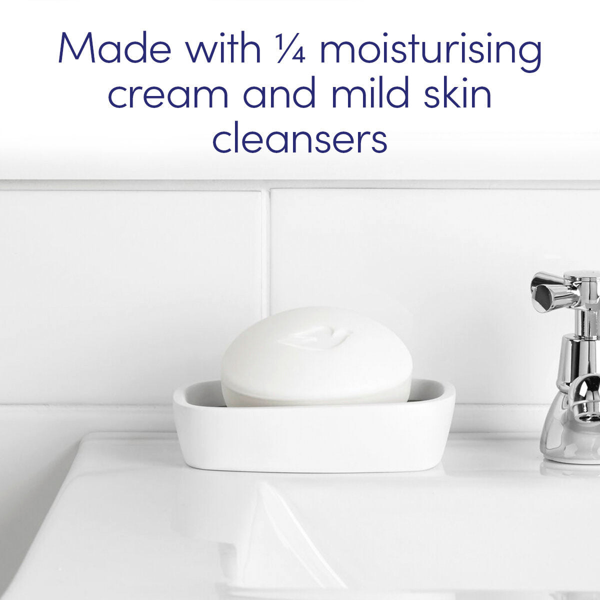 Dove Original Beauty Bar Soap with ¼ moisturising cream 18 x 90g - British product