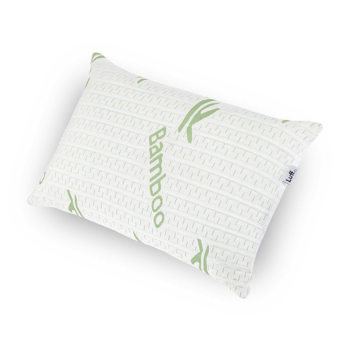 Luff Sleep Bamboo Forest Hollowfibre Medium Soft Pillow, UK version