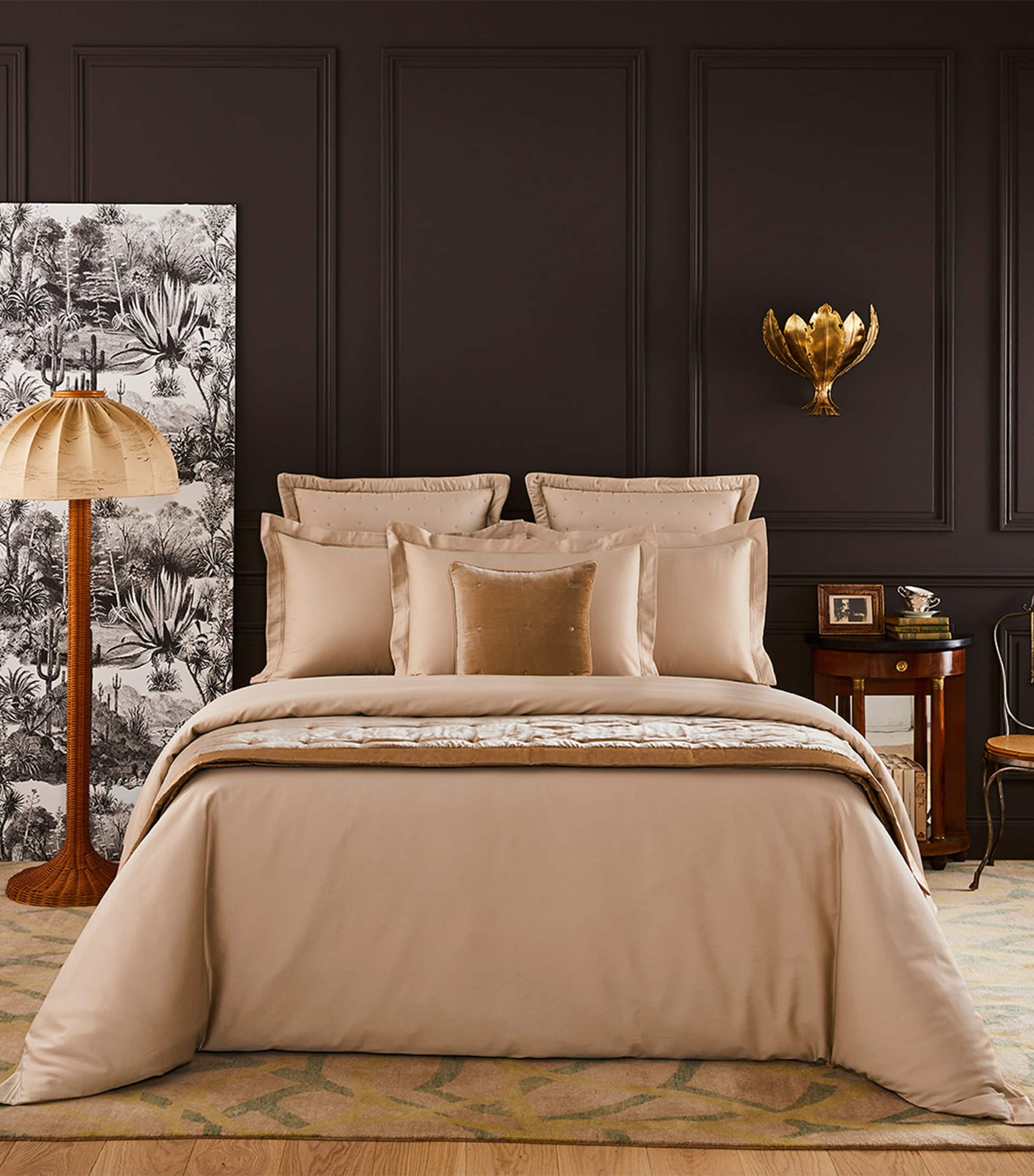 Yves Delorme Triomphe Dune king duvet cover 240cm x 220cm (British brand)
